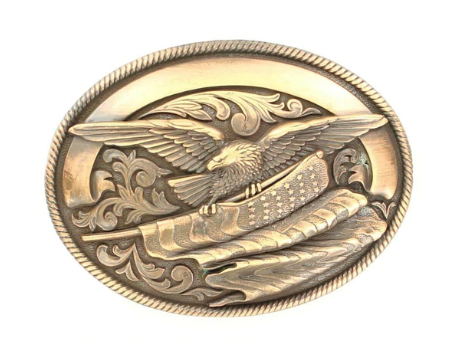 37024 - Nocona Belt Co. -  Copper American Eagle Buckle