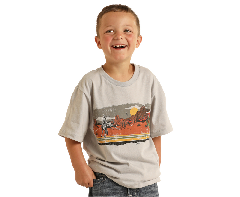 P3T3087 -  Rock&Roll Denim Boy's SS T-Shirt