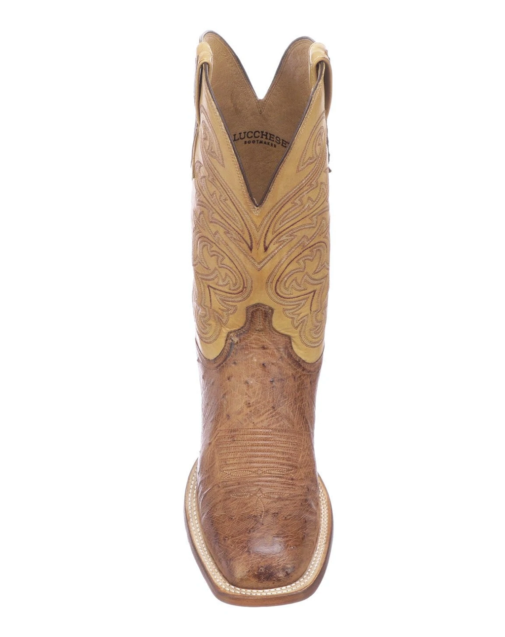 
                  
                    CL1028.W8 - Lucchese Men's Lance Boot - Barnwood/ Antique Smooth Ostrich
                  
                