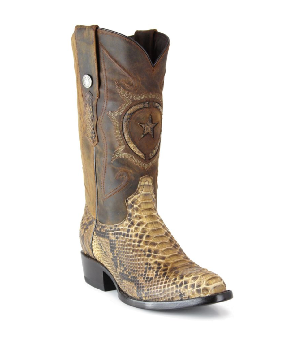 TMX 200420 - Tanner Mark Men’s Oak Cliff Boot - Honey Python