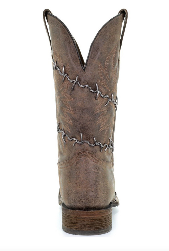 
                  
                    A3532 - Corral Men's Boot - Rustic Brown Barbed Wire
                  
                