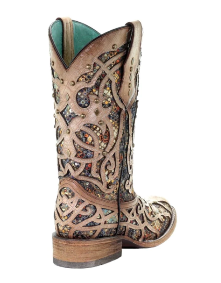 
                  
                    C3405 - Corral Women's Boot - Bone & Multicolor Inlay
                  
                