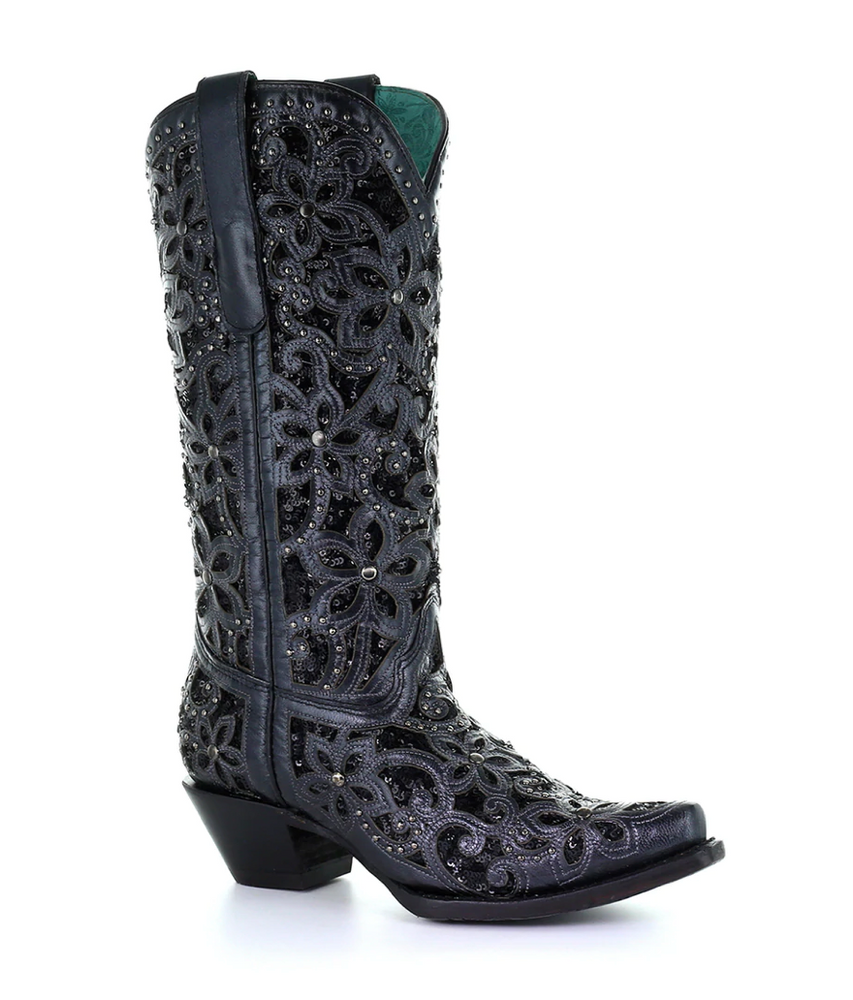 
                  
                    A3752 - Corral Women's Boot - Black Inlay
                  
                