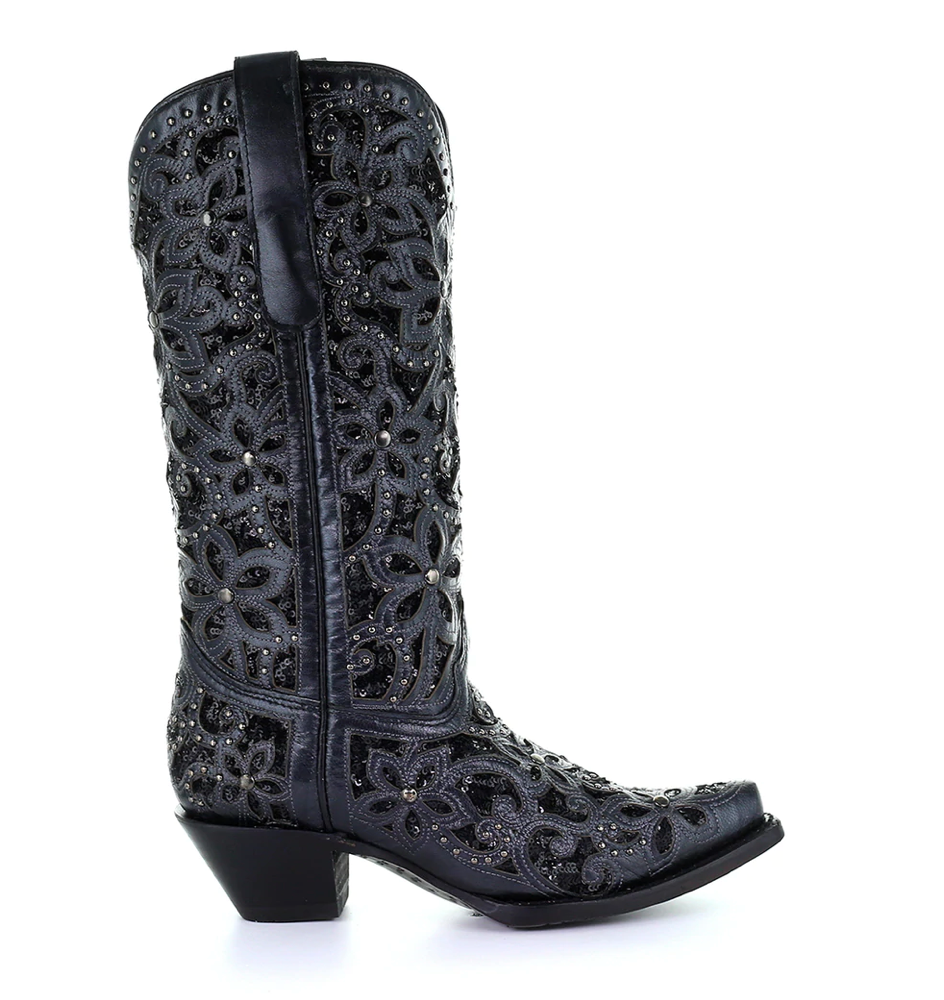 A3752 - Corral Women's Boot - Black Inlay
