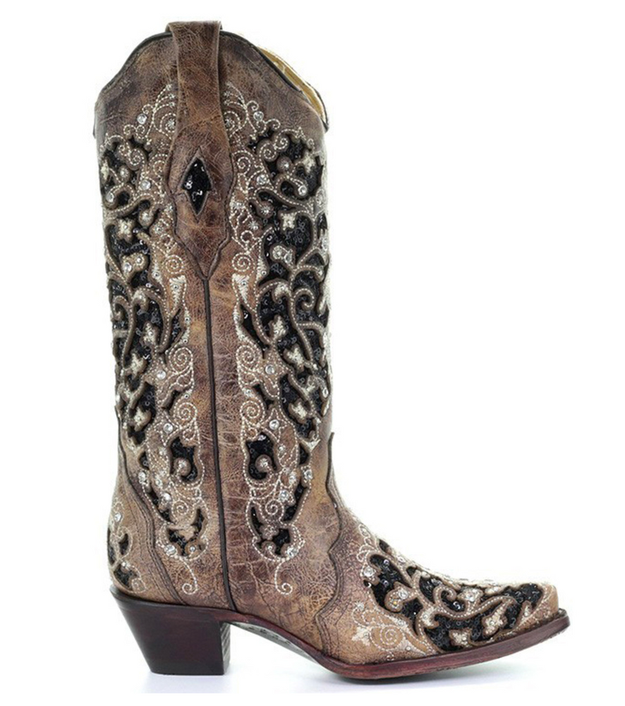
                  
                    A3569 - Corral Women's Boot - Floral Embroidery
                  
                