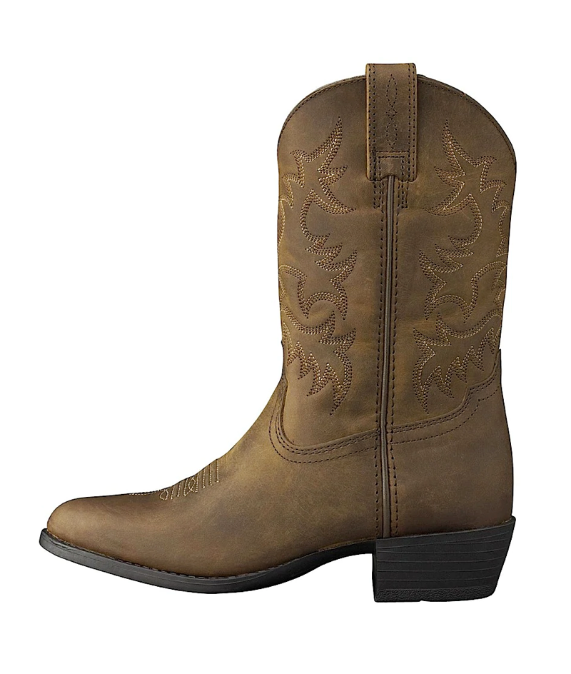 PWC-1552 - Pocono Western Boot - Distressed Walnut