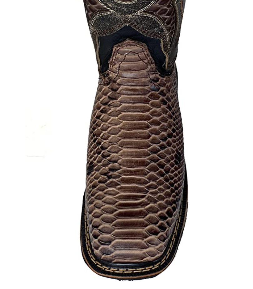 
                  
                    PIT-STL - Toro Bravo Men's Steel Toe Work Boot - Imitation Python
                  
                