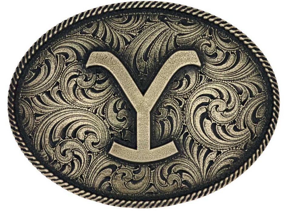 A913YEL- Montana Attitude Buckles- AB- Yellowstone Floral