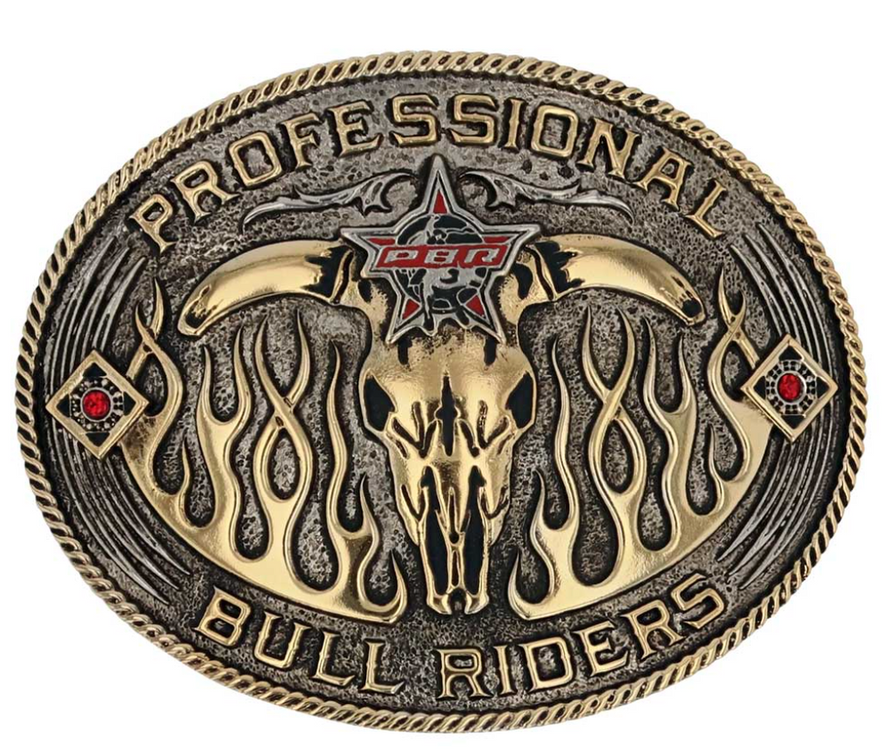 PBR941- Montana Attitude Buckles- AB-PBR Open Flames