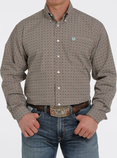 MTW1105375 - Cinch Men's Print Button-Up Shirt