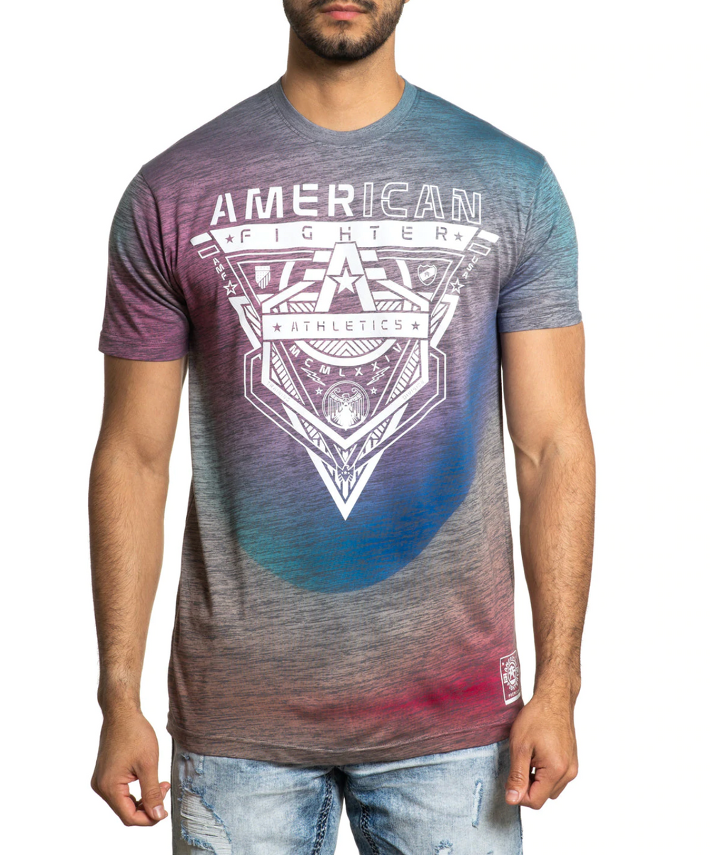 FM13342 - American Fighter Men's SS T-Shirt - CRESTLINE