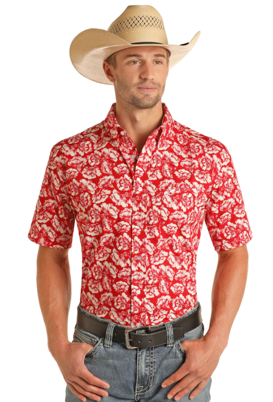 37D3176 - Panhandle Men's SS Button-Up