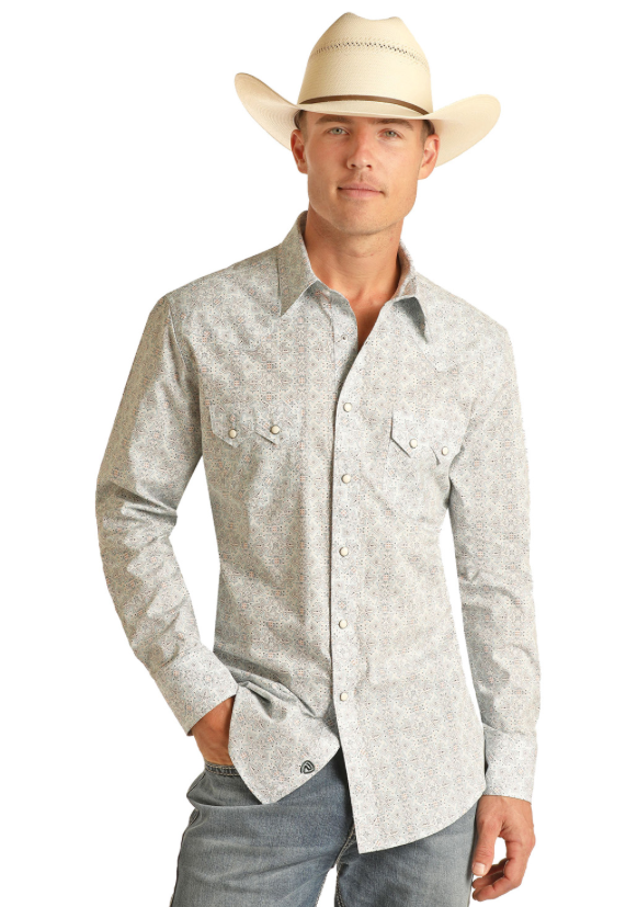 B2S3328 - Rock&Roll Men's LS Snap Shirt