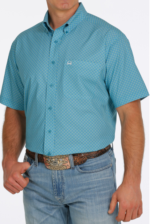 MTW1704101 - Cinch Men's Arena Flex Button-Up Shirt Blue