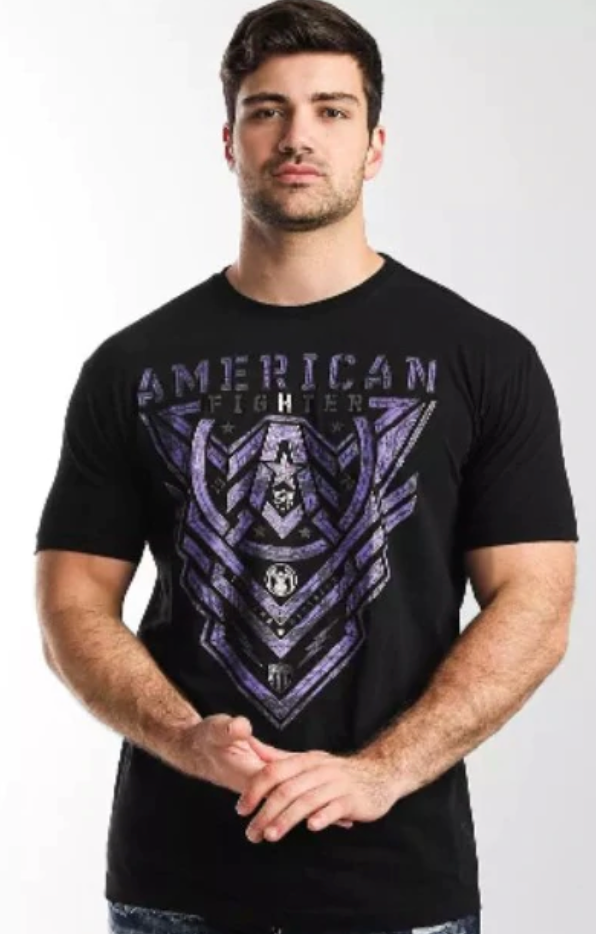 FM13476- American Fighter Men's SS T-Shirt - AREDALE