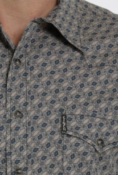 
                  
                    MTW1303056 - Cinch Men's Modern Fit Geo Print LS Snap Shirt
                  
                