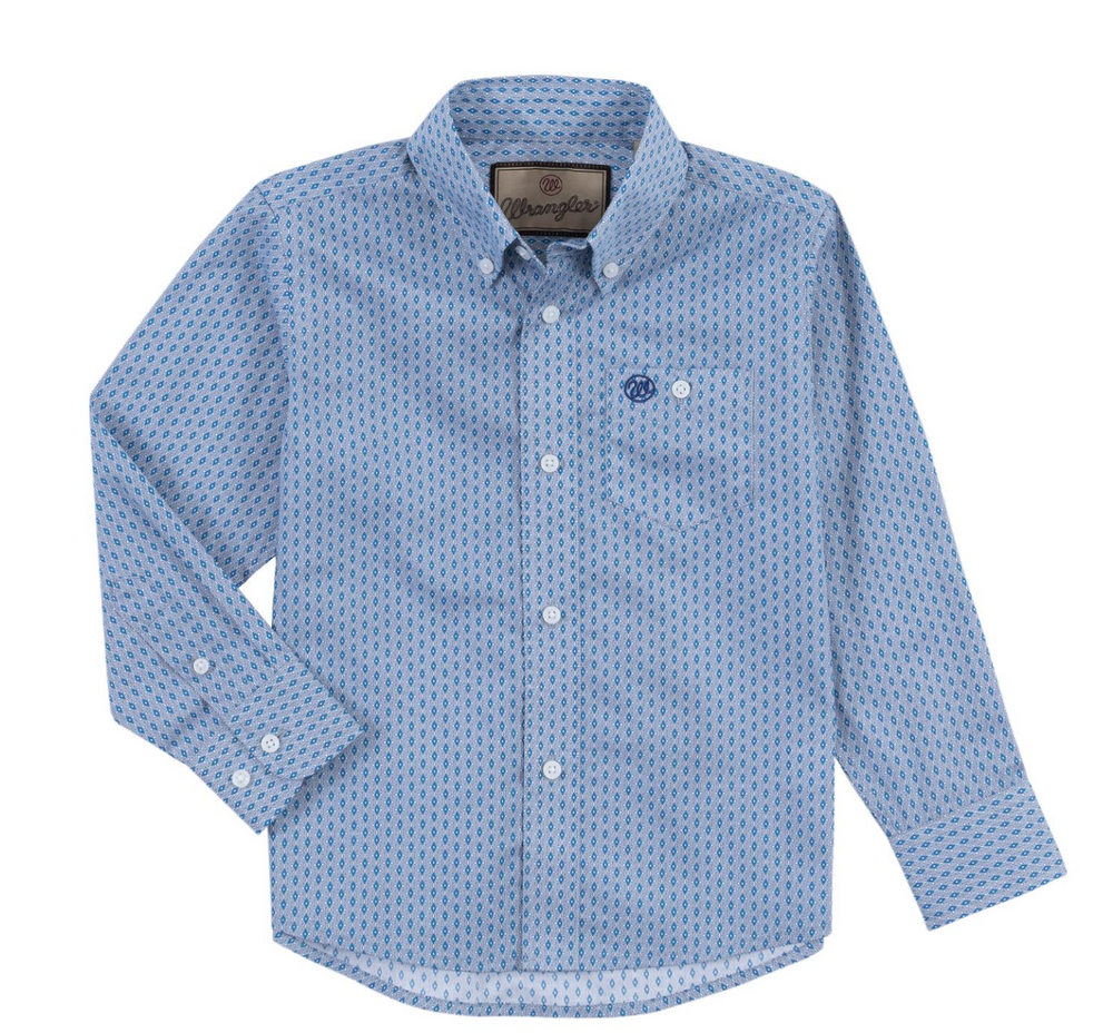 112317168- Boys Long Sleeve Button Up Shirt