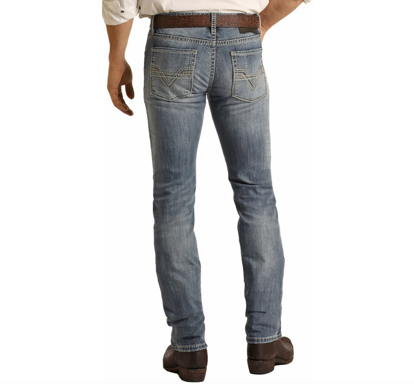 
                  
                    MSS3596 - Rock&Roll Denim Men's Rifle Skinny Straight Jean
                  
                