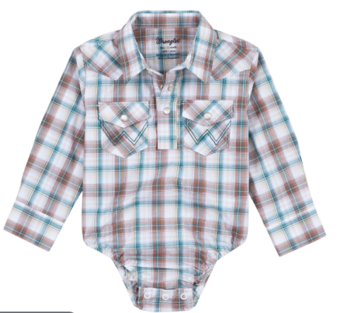 112317546 - Wrangler Baby Boy Bodysuit