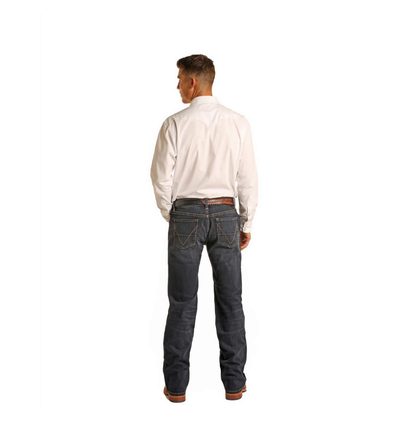 
                  
                    M1P3557 - Rock&Roll Denim Men's Vintage '46 Regular Fit Stretch Straight Bootcut Jean
                  
                