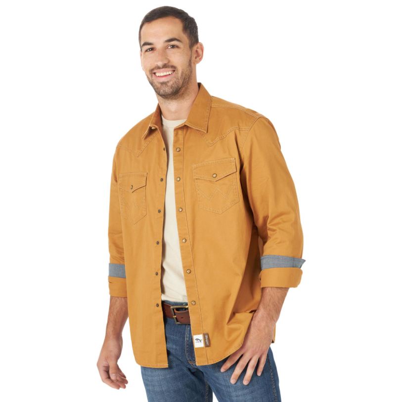 112317197 - Wrangler Men's Retro Premium Pearl Snap Shirt