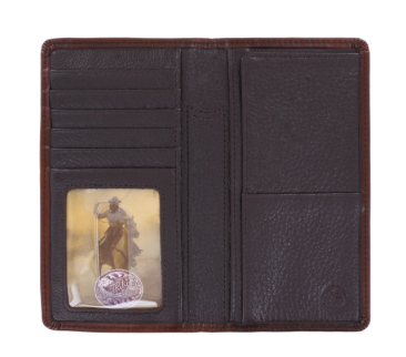 
                  
                    E80438- Cattle Driven Checkbook Wallet
                  
                