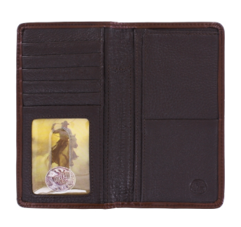 
                  
                    E80439 - Cattle Driven Checkbook Wallet
                  
                