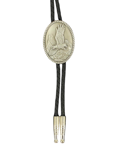 22254 - M&F Western Men's Bolo Eagle Pewter