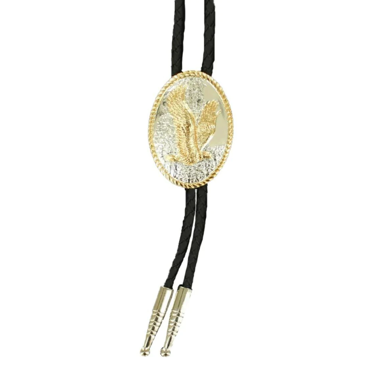 22706 - M&F Western Men's Bolo Flying Eagle Bolo Tie