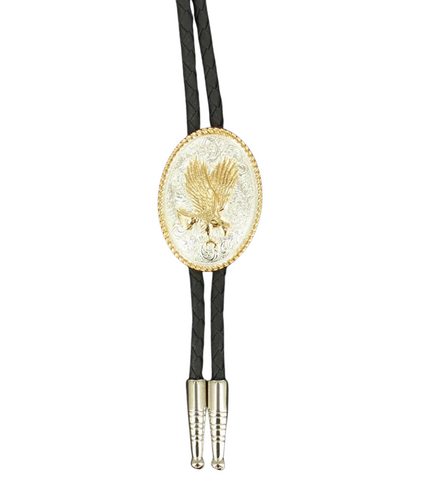 22264 - M&F Western Men's Flying Eagle Bolo Tie