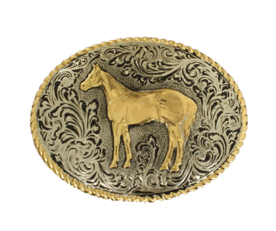 37404 - Nocona Belt Co. - Quarter Horse Oval Buckle