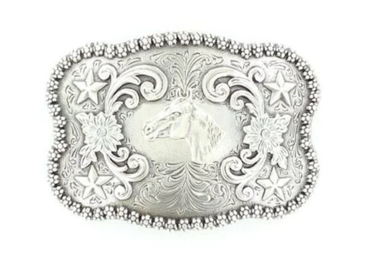 3757607 - Nocona Belt Co. - Silver Horse Head Buckle