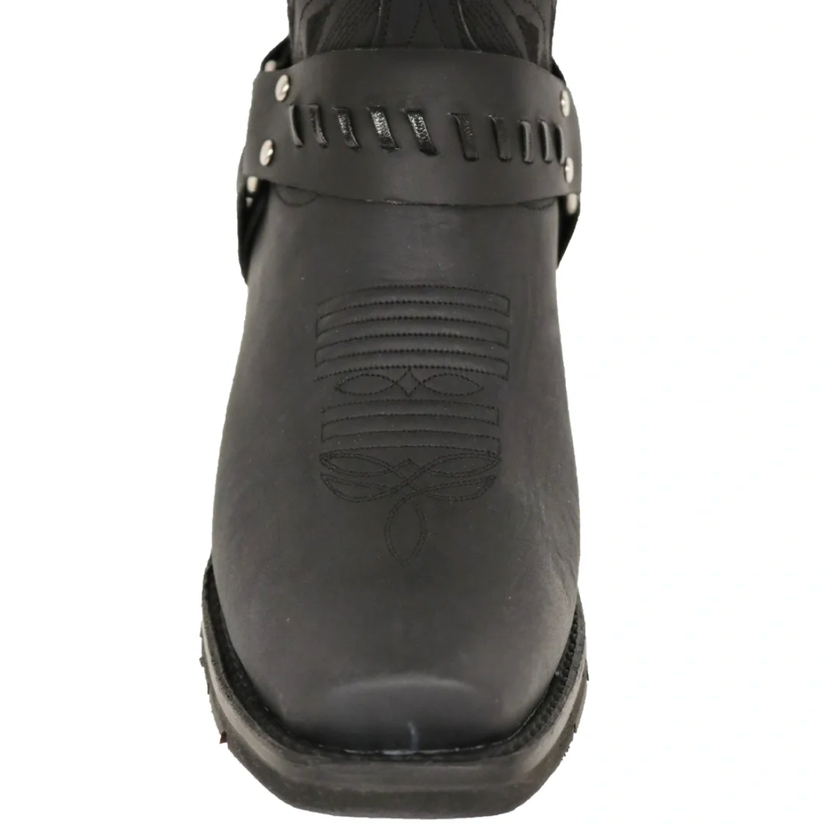 
                  
                    1162 - Rockin Leather Men's Black Leather Harness Boot
                  
                