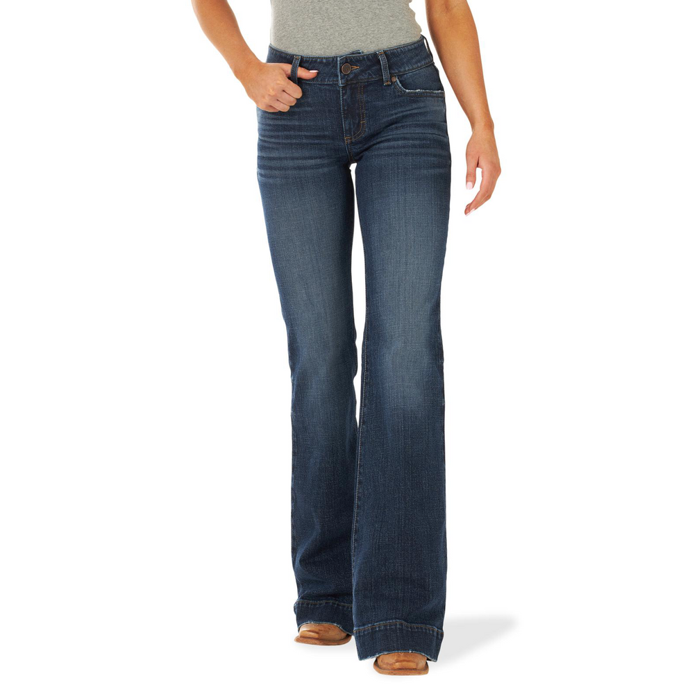 112317172 - Wrangler Women's Retro Mae Trouser Jean - Mid Rise - Shelby