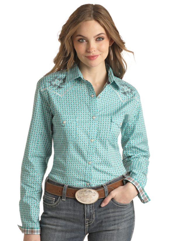 RSWSOSRZDQ - Panhandle Women's LS Snap Shirt