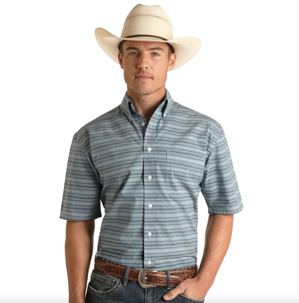 RSMS1DRZDA -  Panhandle Men's SS Button-Up
