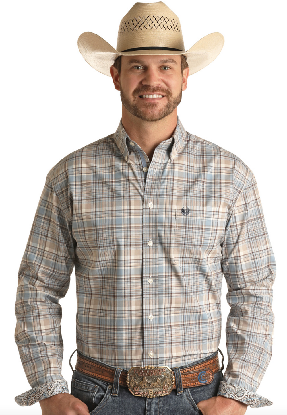 RRMSODRZDH -  Rock&Roll Denim Men's LS Button-Up