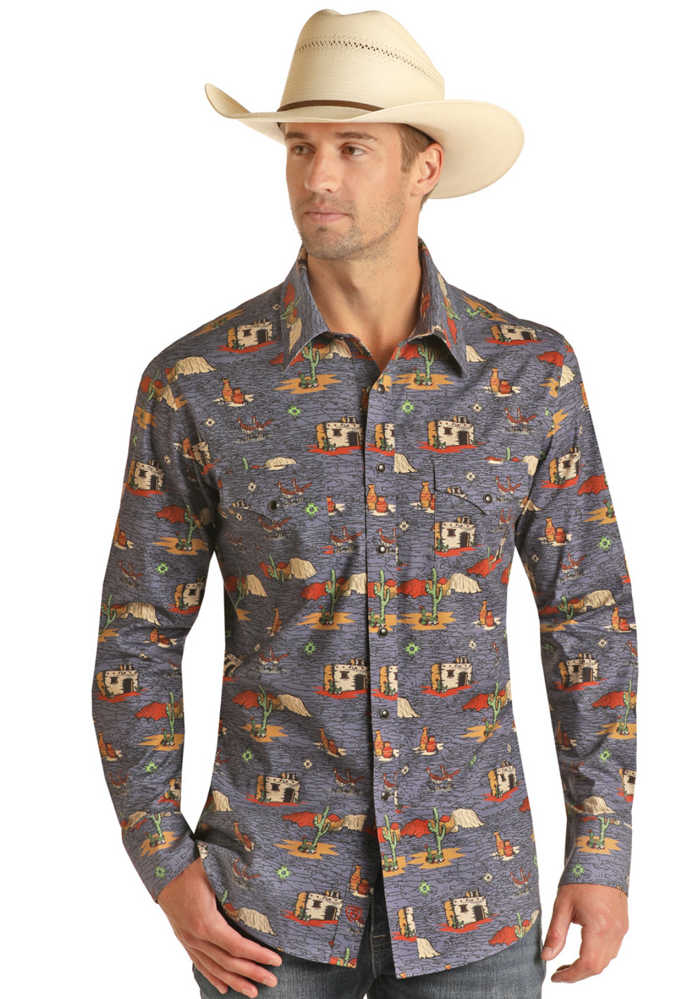 RRMSOSRZ7X - Panhandle Men's Pearl Snap Shirt