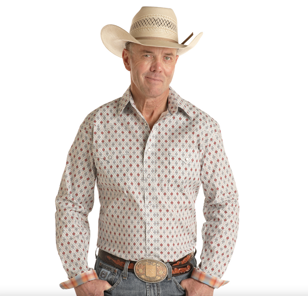 RSMSOSRZDJ - Panhandle Men's LS Pearl Snap