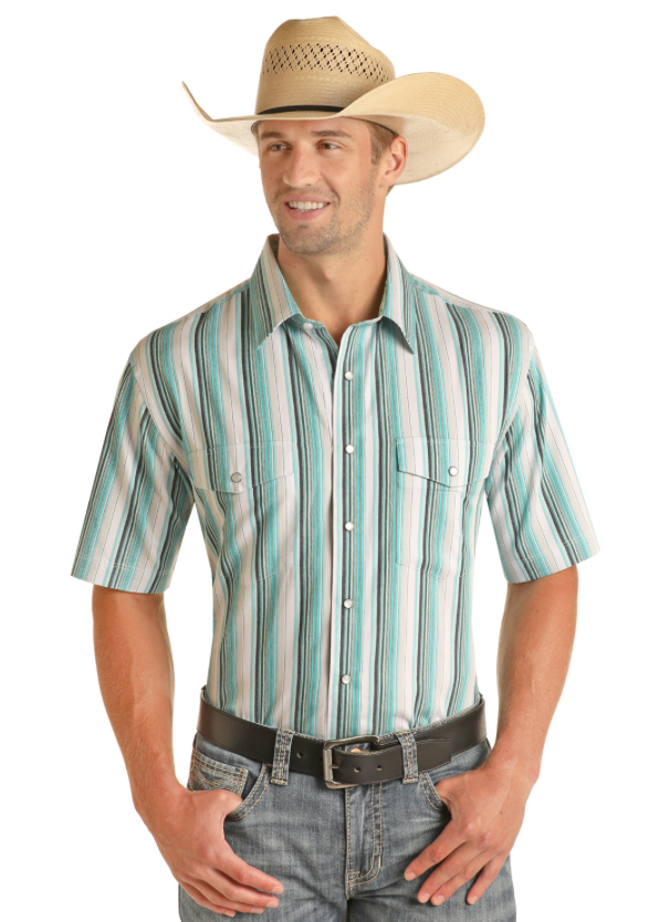PSMS1SRZ6C- Panhandle SS Men's Pearl Snap Shirt