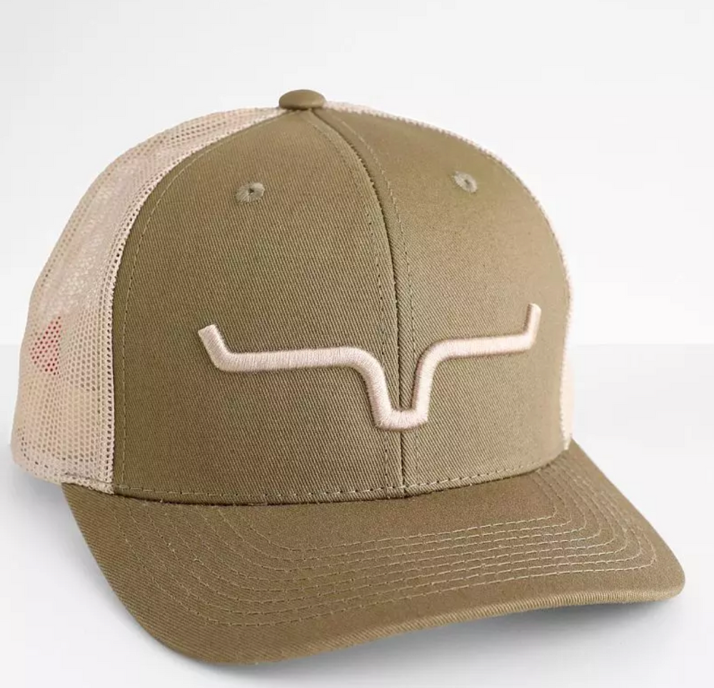 Kimes Ranch - Weekly Trucker - Moss/Tan