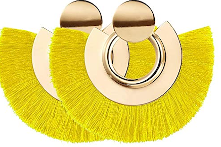 
                  
                    AM1101 - Tassel Statement Earrings
                  
                