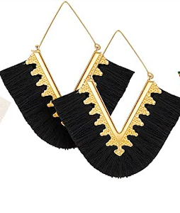 
                  
                    AM1101 - Tassel Statement Earrings
                  
                