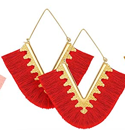 
                  
                    AM1101 - Tassel Statement Earrings
                  
                