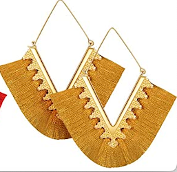 
                  
                    AM1101 - Tassel Statement Earrings
                  
                