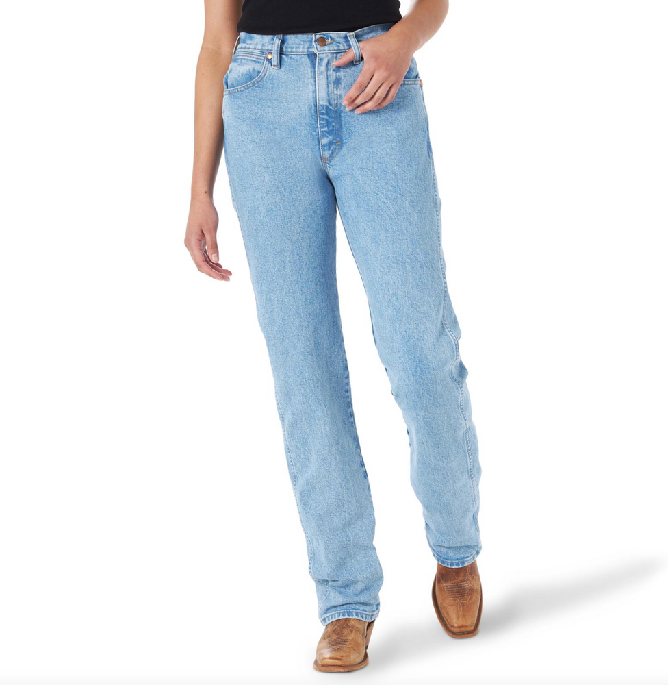 1014MWZAT - Wrangler women's Cowboy Cut jeans - Natural Rise - Antique Wash