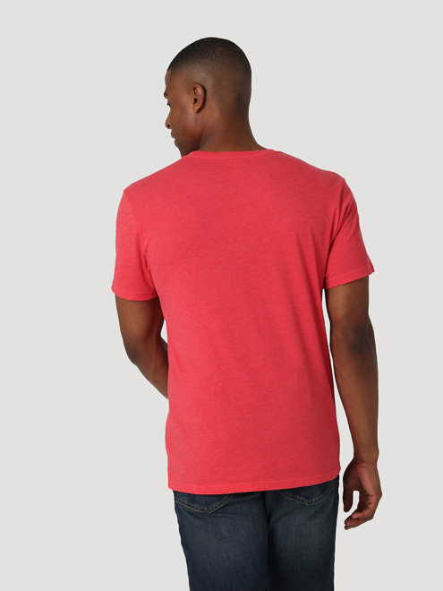 
                  
                    112319267- Wrangler® Men’s Geo Wrangler Logo T-Shirt - Red Heather
                  
                