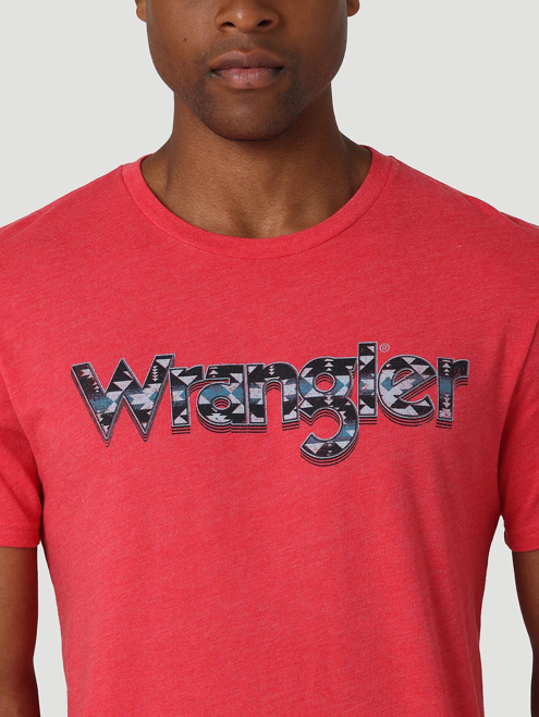 
                  
                    112319267- Wrangler® Men’s Geo Wrangler Logo T-Shirt - Red Heather
                  
                