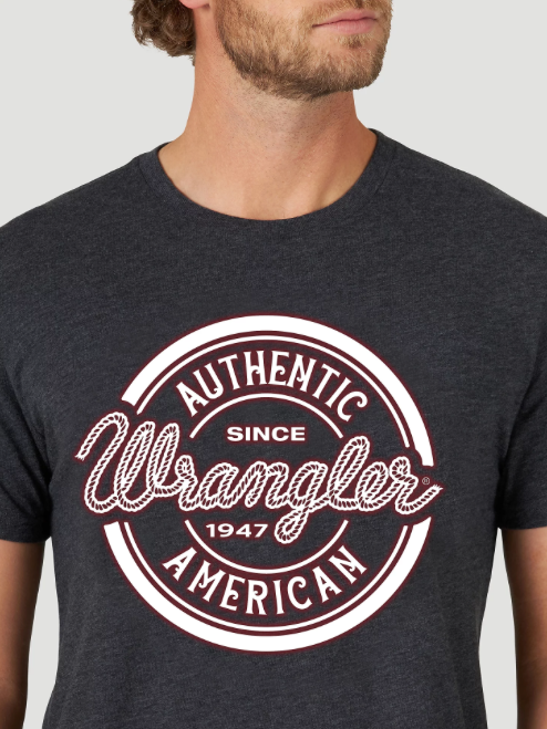 
                  
                    112319266 - Wrangler® Men’s Authentic American Wrangler T-Shirt - Caviar Heather
                  
                