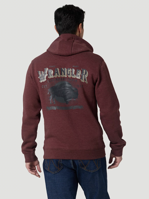 
                  
                    112319257 - Wrangler® Men’s Authentic Western Buffalo Pullover Hoodie - Burgundy Heather
                  
                